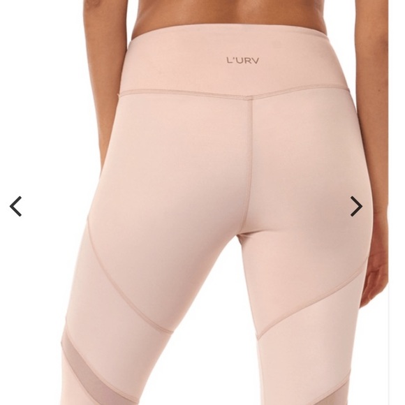 🩰 L’urv Attention Please Crop Leggings Blush 🩰 - Picture 4 of 7